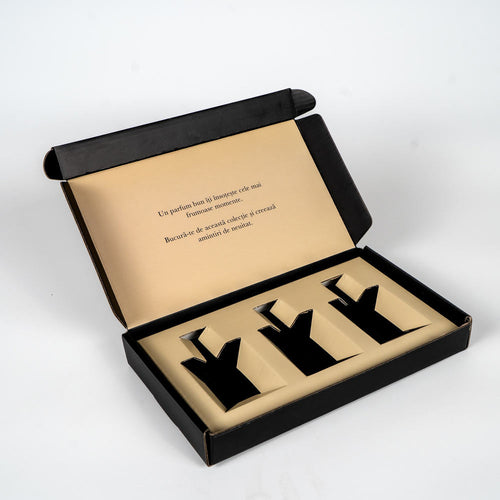 Cutie Cadou Premium pentru 3 Parfumuri (doar ambalajul, fără parfumuri)